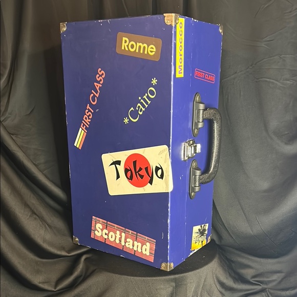 Vintage Chosun Teddy Bear Travel Trunk - Picture 2 of 11